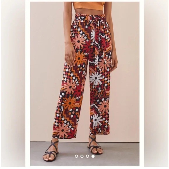 Farm Rio fun patterned pants - Picture 6 of 7